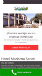 Mobile Screenshot of hotelmarismasanctipetri.es