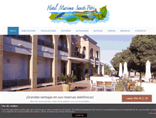 Tablet Screenshot of hotelmarismasanctipetri.es